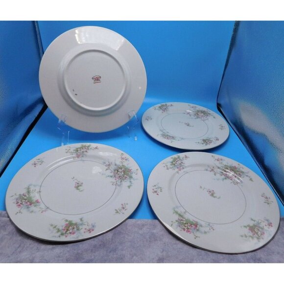 Theodore Haviland Apple Blossom Plates Set of 4 – 10" Dinner China USA - Picture 6 of 8